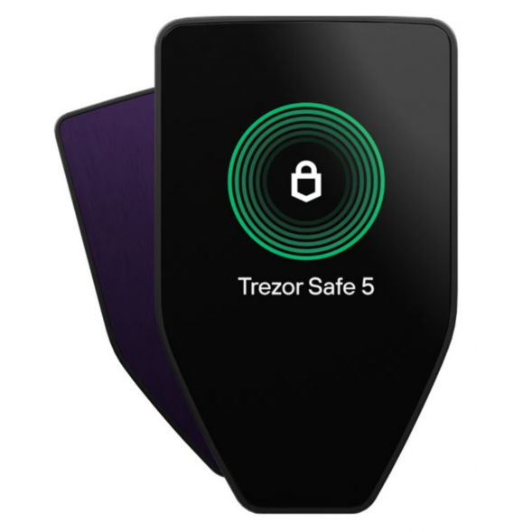 Аппаратный криптокошелек Trezor Safe 5, Violet Ore во Владимире