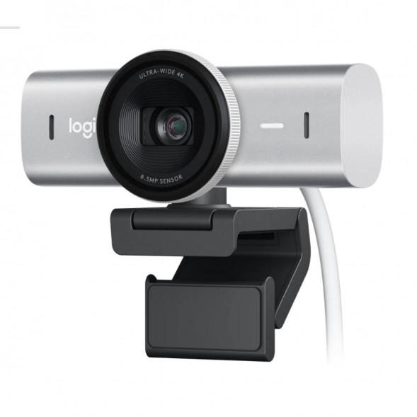 Веб-камера Logitech MX Brio 4K, Pale Grey во Владимире