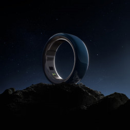 Умное кольцо Oura Ring 4 Ceramic (размер 11), Темная ночь/Midnight