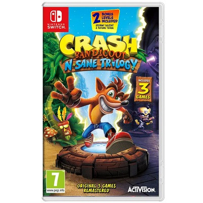 Игра Crash Bandicoot N-Sane Trilogy для (Switch, английский язык) во Владимире