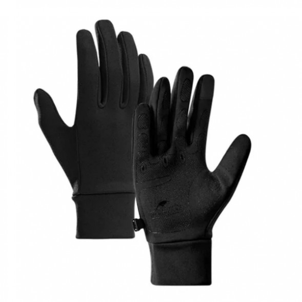 Перчатки сенсорные спортивные Naturehike Outdoor Full Touch GL10 (черный, L) во Владимире