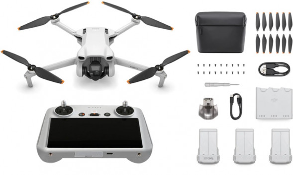 Квадрокоптер DJI Mini 3 Fly More Combo Plus (DJI RC) во Владимире