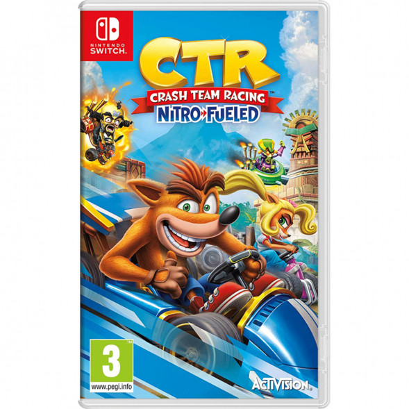 Игра Crash Team Racing Nitro-Fueled для Nintendo Switch, картридж во Владимире
