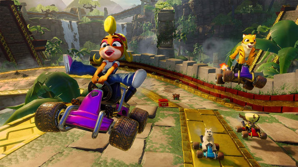 Игра Crash Team Racing Nitro-Fueled для Nintendo Switch, картридж во Владимире
