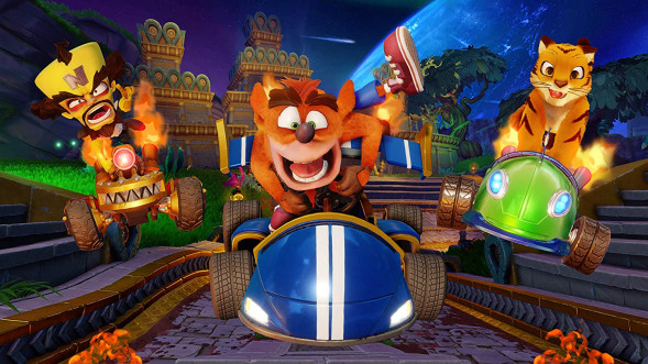Игра Crash Team Racing Nitro-Fueled для Nintendo Switch, картридж во Владимире