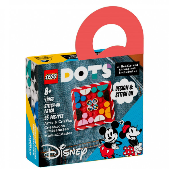 Конструктор LEGO DOTS 41963 Пластина-нашивка с тайлами «Микки и Минни Маус» во Владимире