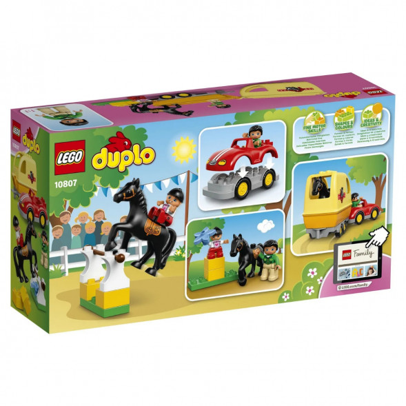Конструктор LEGO DUPLO Town 10807 Трейлер для лошадок во Владимире