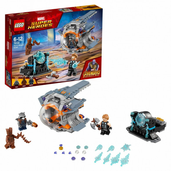 Конструктор LEGO Super Heroes 76102 Война бесконечности: В поисках оружия Тора во Владимире