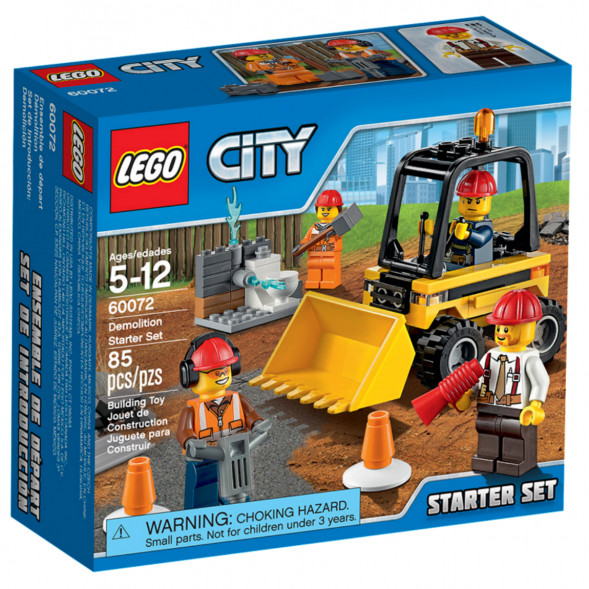 Конструктор LEGO City 60072 Набор «Строительная команда» для начинающих во Владимире
