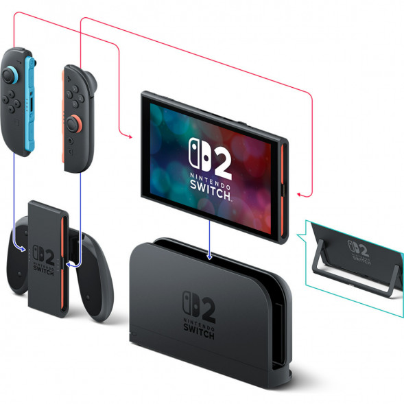 Игровая приставка Nintendo Switch 2, черный + Mario Kart World во Владимире