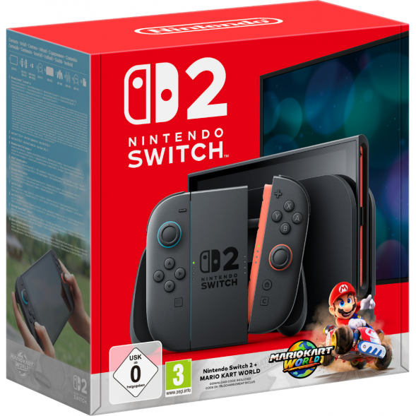 Игровая приставка Nintendo Switch 2, черный + Mario Kart World во Владимире