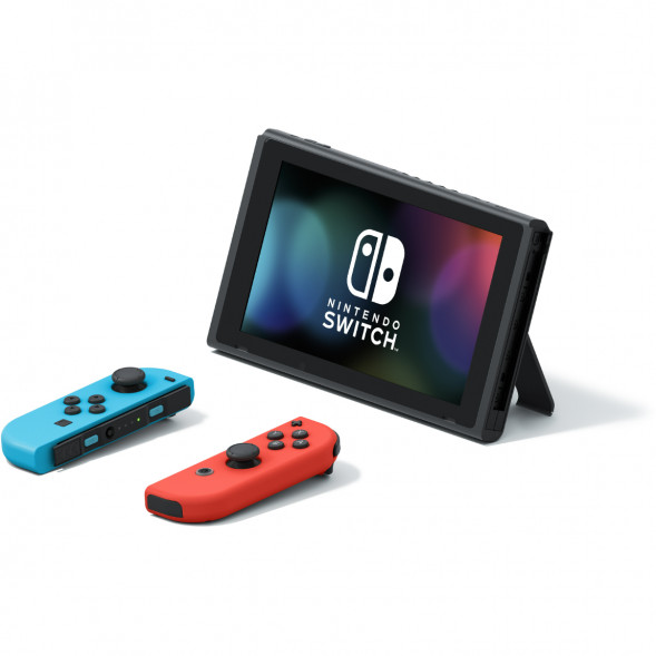 Игровая приставка Nintendo Switch OLED 64 ГБ, неоновый синий/неоновый красный во Владимире