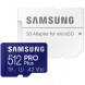 Карта памяти micro SDXC 512Gb Samsung PRO Plus U3 A2 V30 180/130MB/s во Владимире