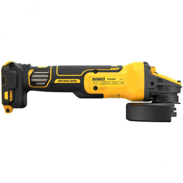 Аккумуляторная угловая шлифмашина DEWALT DCG409NT, без АКБ и ЗУ, в кейсе TSTAK во Владимире