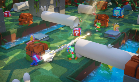 Игра Mario + Rabbids Kingdom Battle [Nintendo Switch, английский язык] во Владимире