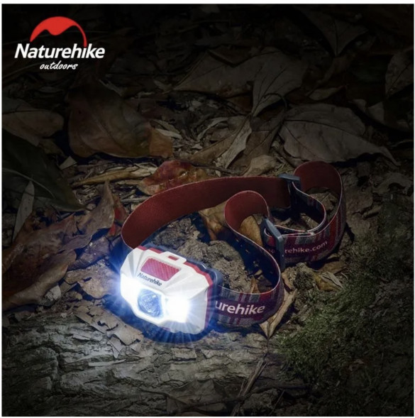 Налобный фонарь Naturehike TD-02, красный/белый во Владимире