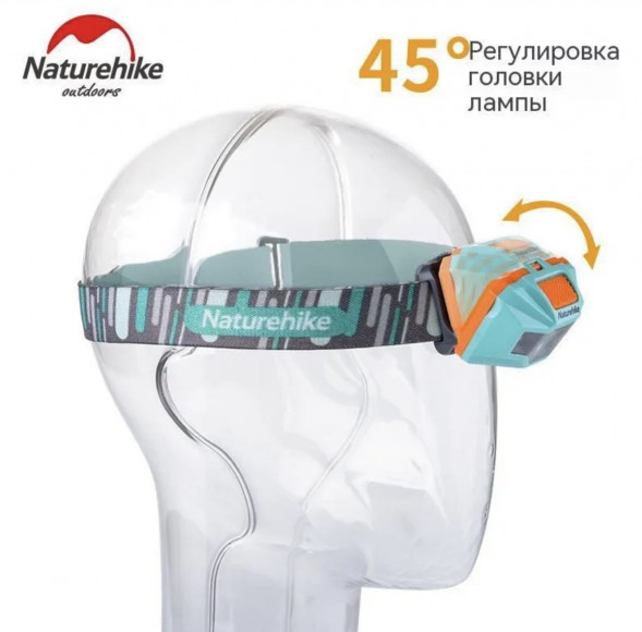 Налобный фонарь Naturehike TD-02, красный/белый во Владимире