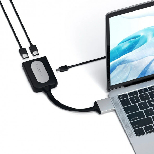 Адаптер Satechi USB-C Dual 4K HDMI Adapter (2xHDMI, USB Type-C) во Владимире