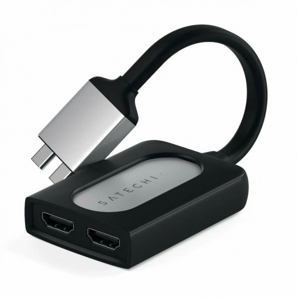 Адаптер Satechi USB-C Dual 4K HDMI Adapter (2xHDMI, USB Type-C) во Владимире