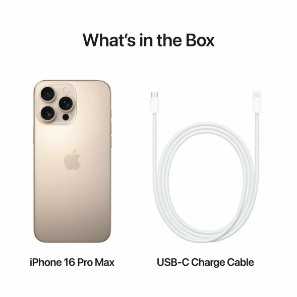 Смартфон Apple iPhone 16 Pro Max (nano SIM+eSIM) 512ГБ, Desert Titanium во Владимире