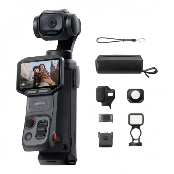 Экшн-камера Insta360 Luna Pro Fill Light Bundle, Cosmic Black во Владимире
