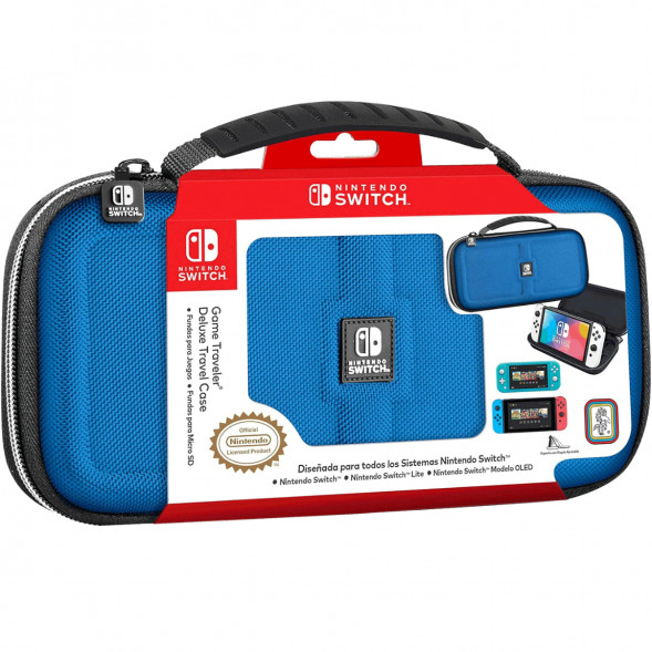 Чехол BIG BEN Deluxe для Nintendo Switch/OLED/Lite, синий во Владимире