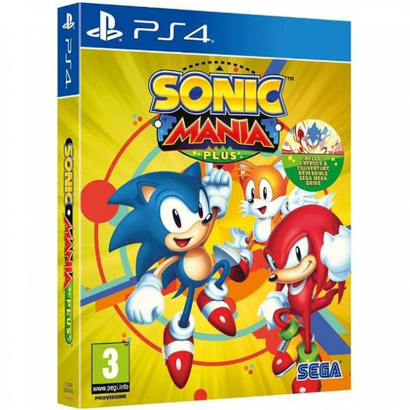 Игра Sonic Mania Plus (+ Артбук) [PS4, русские субтитры] во Владимире