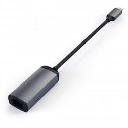 Адаптер Satechi USB-C - Ethernet ST-TCENM, серый космос