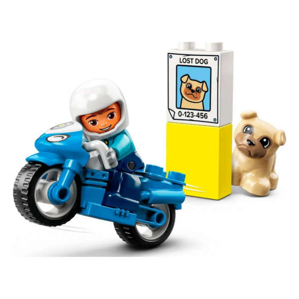 Конструктор LEGO DUPLO 10967 Полицейский мотоцикл во Владимире