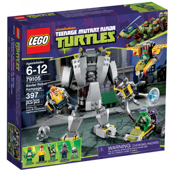 Конструктор LEGO Teenage Mutant Ninja Turtle 79105 Нападение робота Бакстера во Владимире