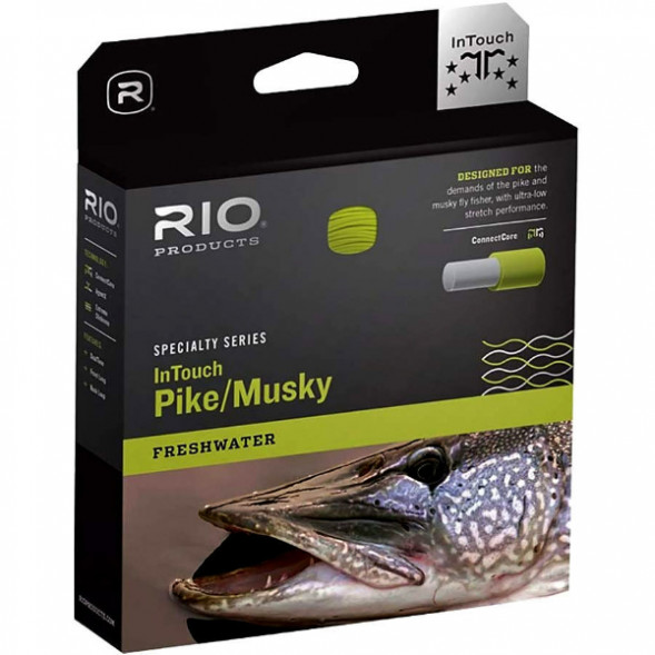 Леска RIO InTouch Pike/Musky WF8F/I, Gray/Yellow во Владимире