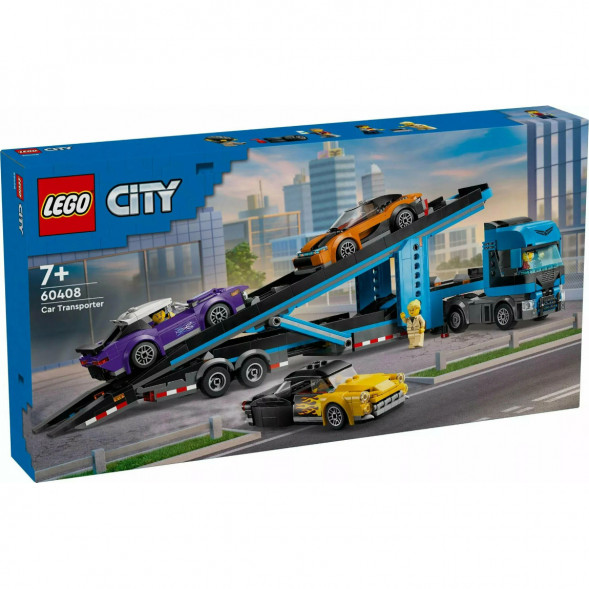 Конструктор LEGO City 60408 Грузовик-автовоз со спортивными автомобилями во Владимире