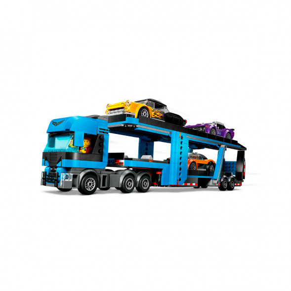 Конструктор LEGO City 60408 Грузовик-автовоз со спортивными автомобилями во Владимире