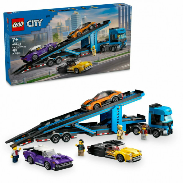 Конструктор LEGO City 60408 Грузовик-автовоз со спортивными автомобилями во Владимире