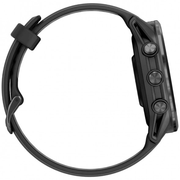 Умные часы Garmin Forerunner 970 Carbon Gray DLC Titanium ремешок Black/Translucent Whitestone 010-02969-10 во Владимире