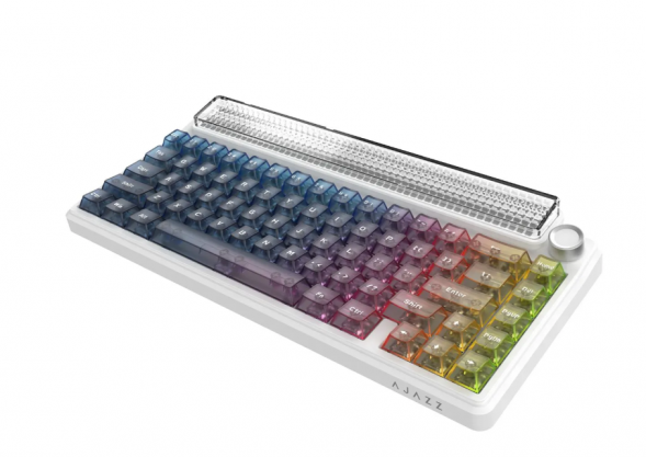 Беспроводная игровая механическая клавиатура Ajazz Pixel 68, 8K, Hot-Swap, RGB, с матричным LED экраном во Владимире