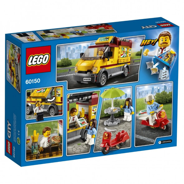 Конструктор LEGO City Great Vehicles 60150 Фургон-пиццерия во Владимире