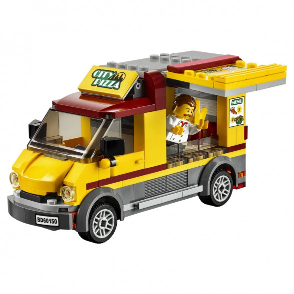 Конструктор LEGO City Great Vehicles 60150 Фургон-пиццерия во Владимире