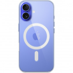 Чехол Apple Clear Case with MagSafe для iPhone 16 Plus, прозрачный (MA7D4ZM/A)