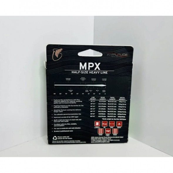 Леска scientific anglers Amplitude MPX WF-7-F во Владимире