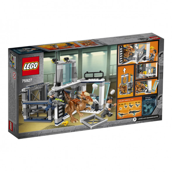 Конструктор LEGO Jurassic World 75927 Побег стигимолоха из лаборатории во Владимире