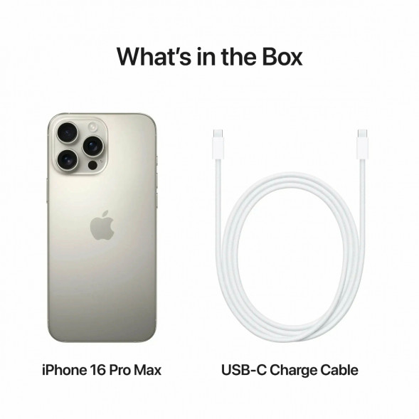 Смартфон Apple iPhone 16 Pro Max (nano SIM+eSIM) 512ГБ, Natural Titanium во Владимире