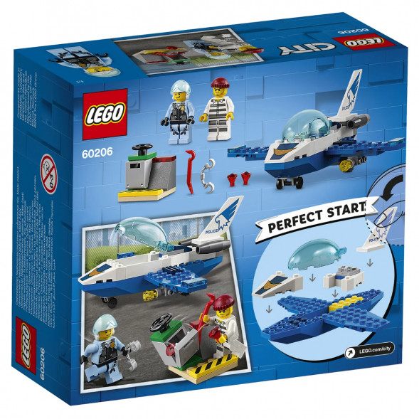 Конструктор LEGO City Police 60206 Воздушная полиция: патрульный самолет во Владимире