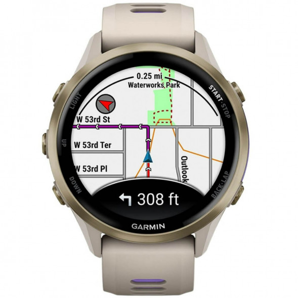Умные часы Garmin Forerunner 970 Soft Gold Titanium/French Gray Translucent Indigo Band 010-02969-12 во Владимире