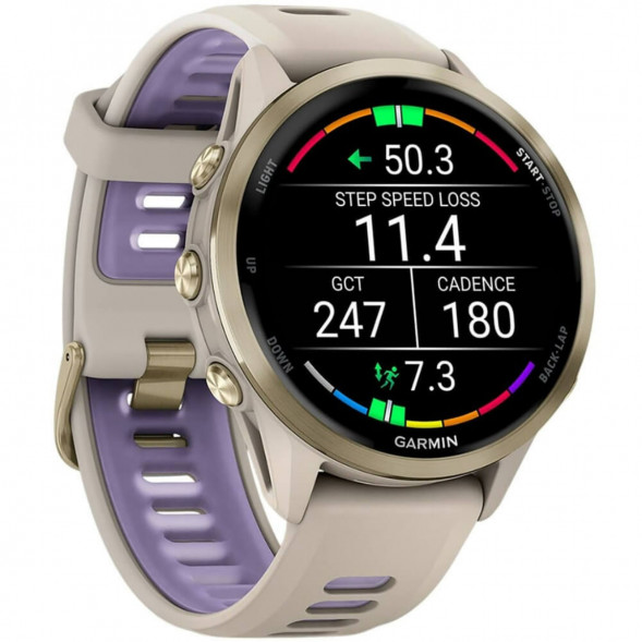Умные часы Garmin Forerunner 970 Soft Gold Titanium/French Gray Translucent Indigo Band 010-02969-12 во Владимире