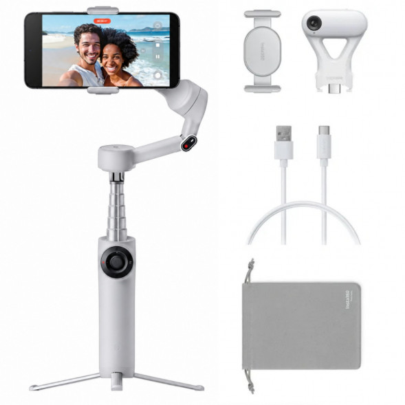 Стабилизатор Insta360 Flow 2 AI Tracker Bundle, Stone Gray во Владимире
