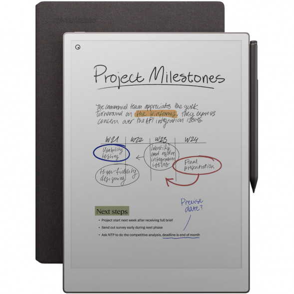 Графический планшет reMarkable Paper Pro + Стилус MarkerPlus + Чехол Book Folio Pro (Basalt) во Владимире