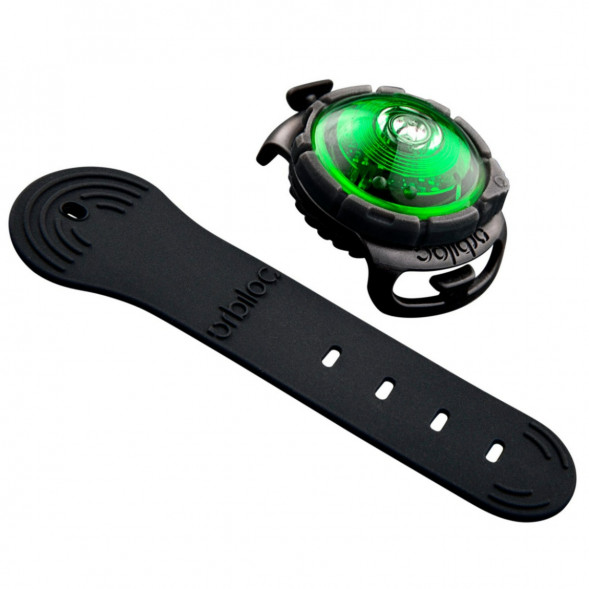 Фонарь для собак Orbiloc Dog Dual Signal Colours, зеленый во Владимире