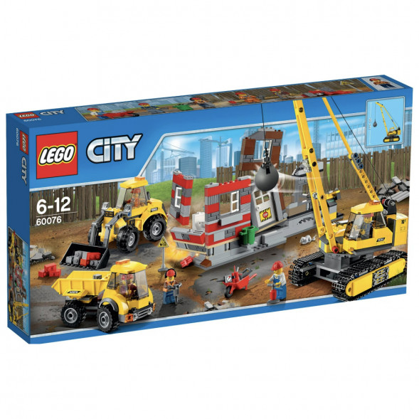 Конструктор LEGO City 60076 Снос здания во Владимире