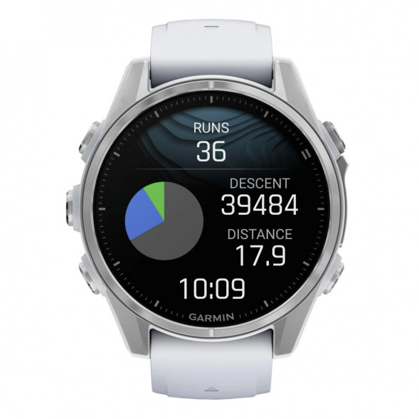 Умные часы Garmin Fenix 8, 43 mm, Whitestone 010-02903-00 во Владимире